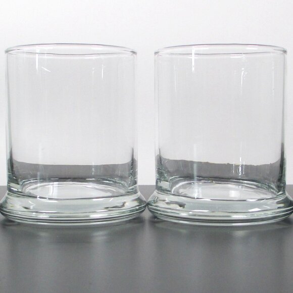 BUNDLE OF 4 HEAVY GLASS CANDLE HOLDERS - Picture 6 of 11